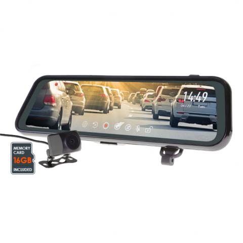  9.35''1080P OEM Rear View Mirror Camera, Recording